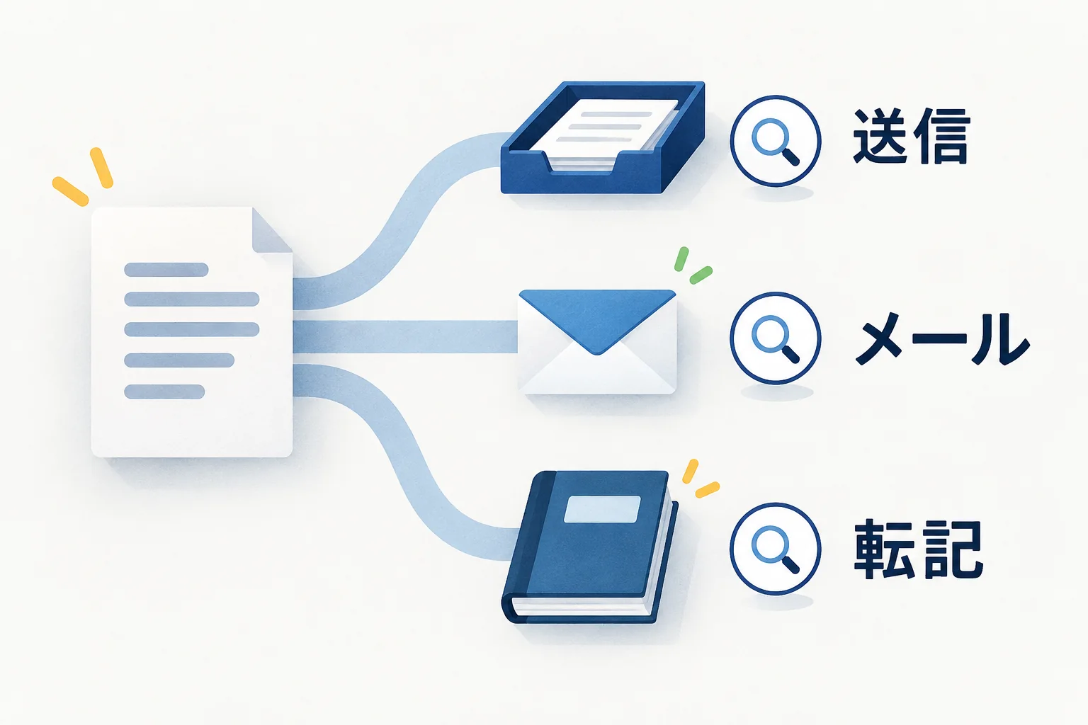 フォーム送信、受信メール、表への追記をそれぞれ確かめる考え方