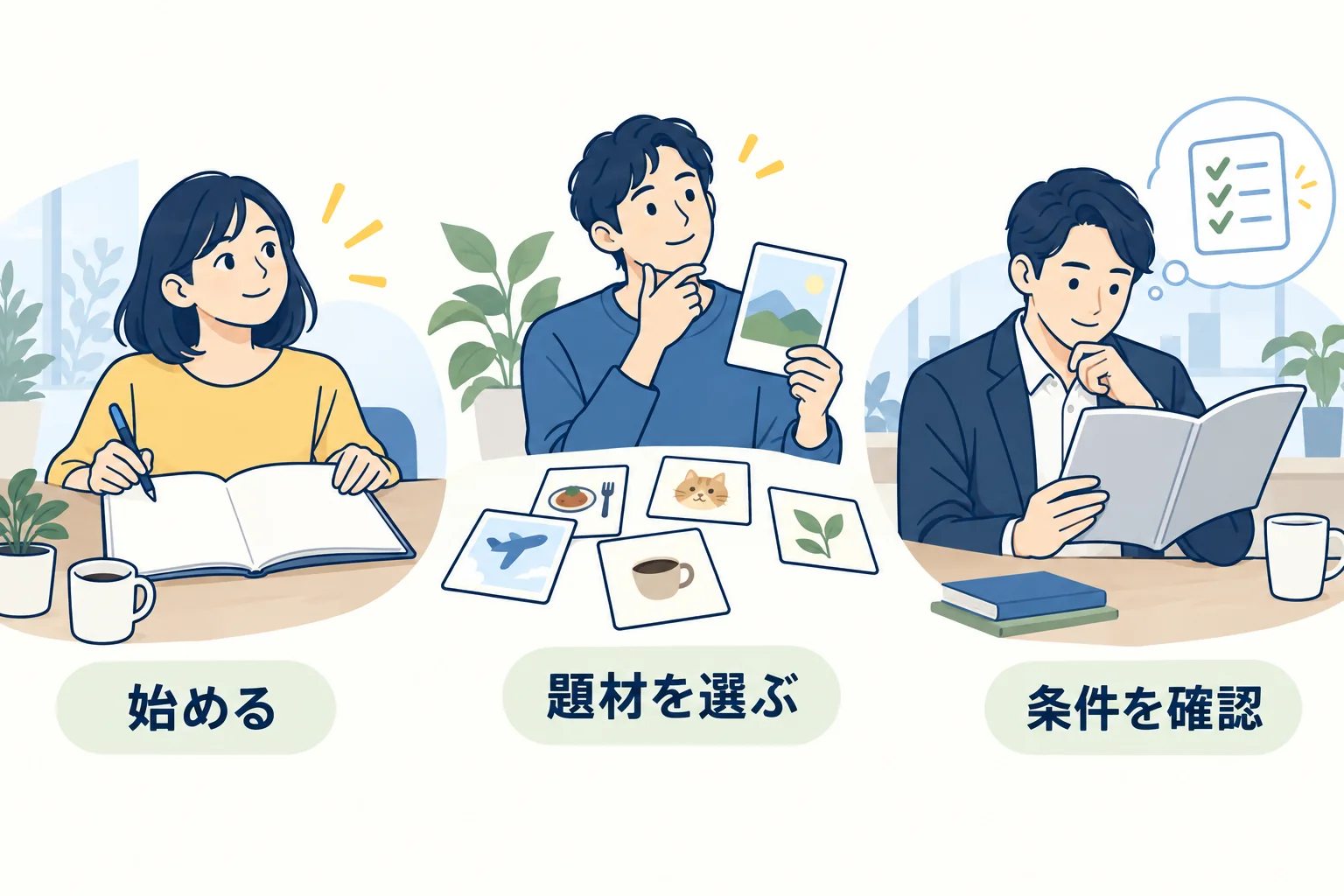 ブログを始める人、題材を考える人、職場との関係を確認する人