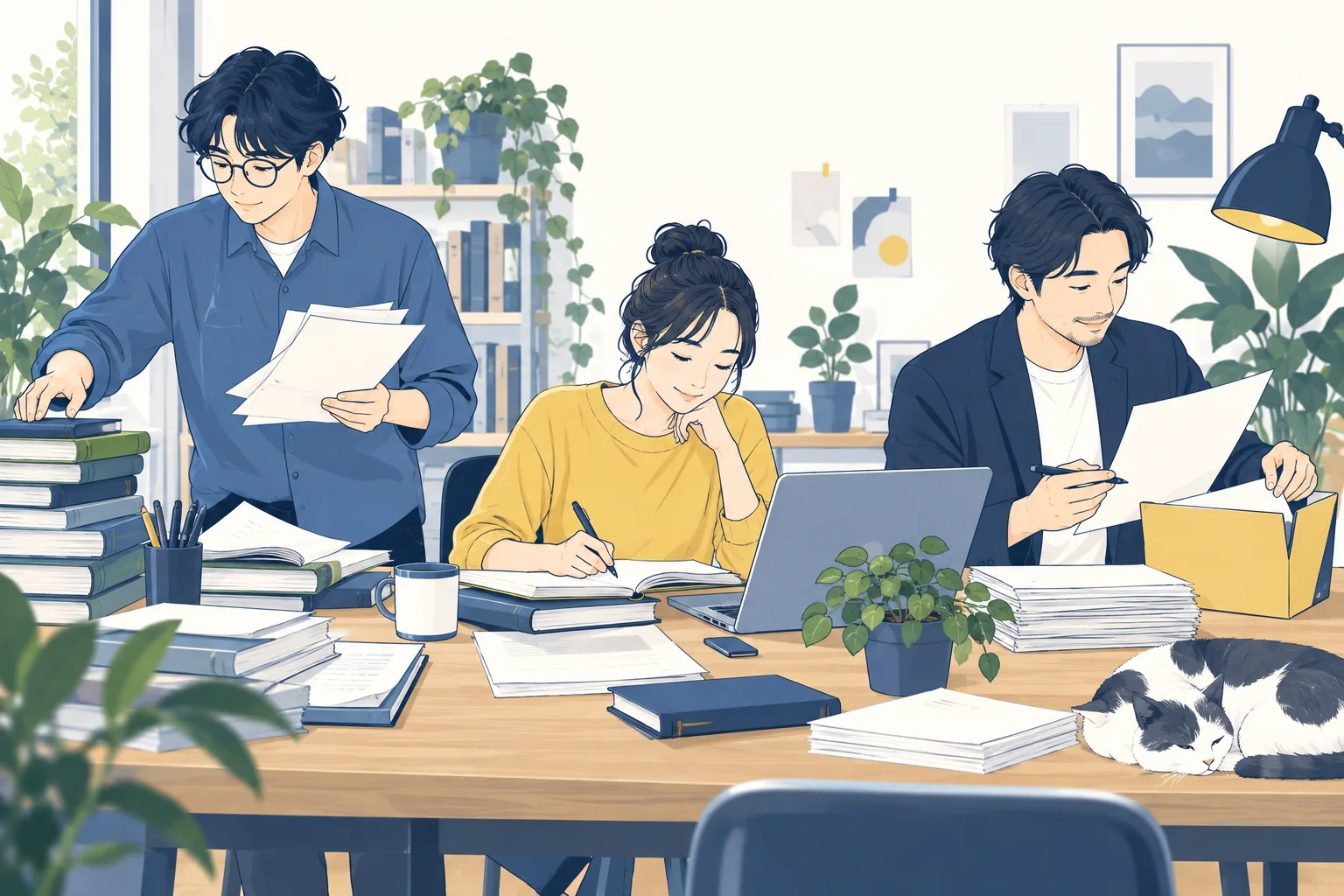 根拠を集め、原稿を作り、確認して渡す編集の仕事